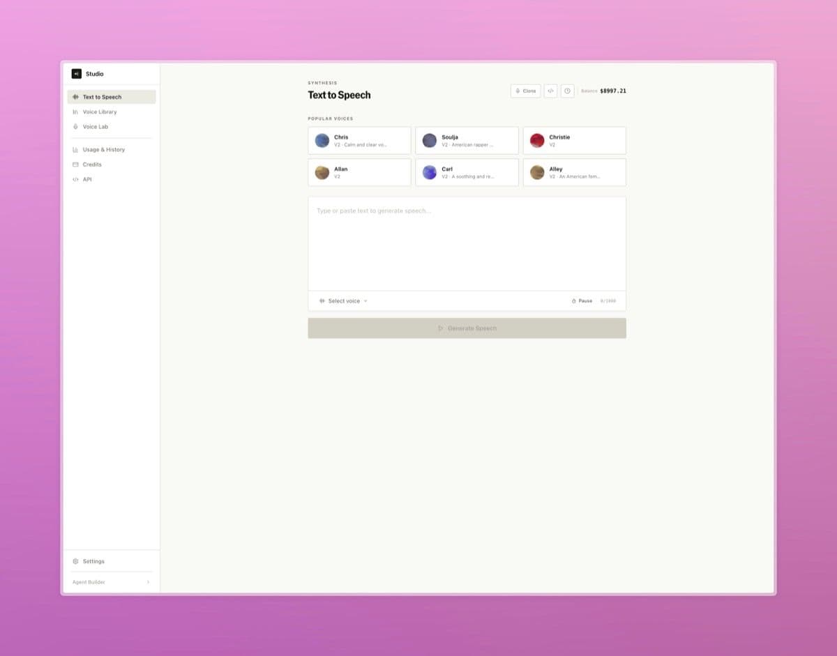 Bland Speech — screenshot 1